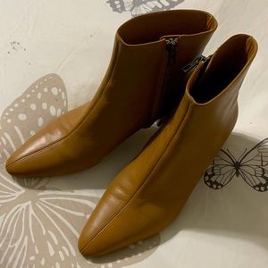 Vince Caramel booties- worn once